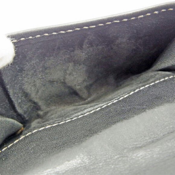 Authentic Gucci Wallet Purse G logos Black Woman unisex  Used - Picture 5 of 6